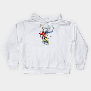 Skater Girl Kids Hoodie